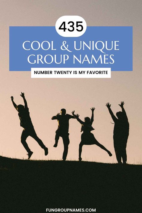 Discover 435+ creative group chat names for family, friends, work, and more in our ultimate guide. Perfect names for any group! Funny Groupchat Names For 4, Club Names Ideas Friends, Family Group Chat Profile Pictures Aesthetic, Christian Group Chat Names Ideas, Group Chat Names For 6 Friends, 3 Person Group Chat Names, Good Group Names, Group Name For 4 People, Weird Group Chat Names