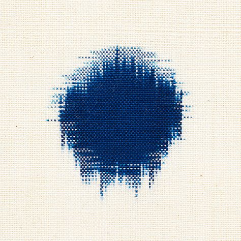 SAKURU IKAT Folk Pattern, Flame Test, Designer Upholstery Fabric, Schumacher Fabric, Indigo Fabric, Wallpaper Size, Ikat Fabric, Drapery Fabric, Traditional Japanese