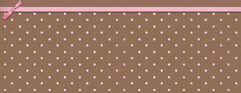 Brown and Pink Polka Dots Free Printable Candy Bar Labels. Pink Keyboard Wallpaper, Pink Twitter, Episode Interactive Backgrounds, Dots Free, Candy Bar Labels, Polka Dot Party, Cute Banners, Cute Headers, Brown Polka Dots