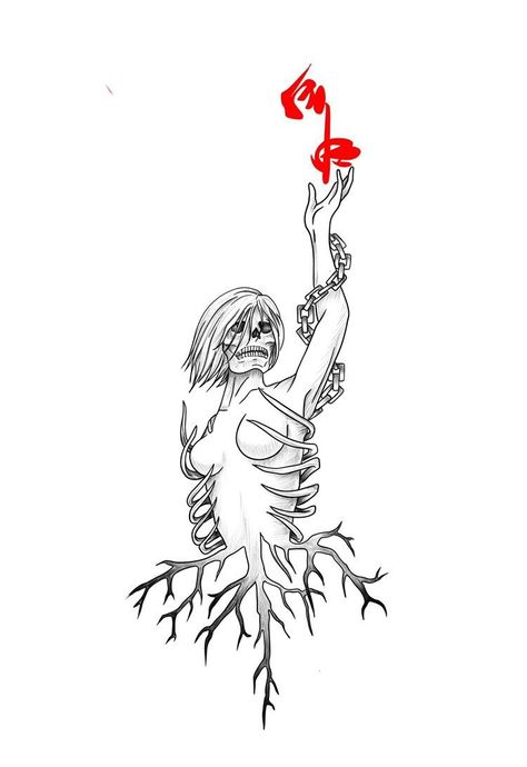 Aot tattoo design (i made it, so credits to crazy_nut on pinterest) The red thing on top means freedom in japanese Freedom In Japanese, Black And Red Tattoo Design, Attack On Titan Tattoo Design, Attack On Titan Tattoo Ideas, Japanese Tattoo Sketch, Tattoo Freedom, Titan Tattoo, Freedom Tattoo, Small Words Tattoo