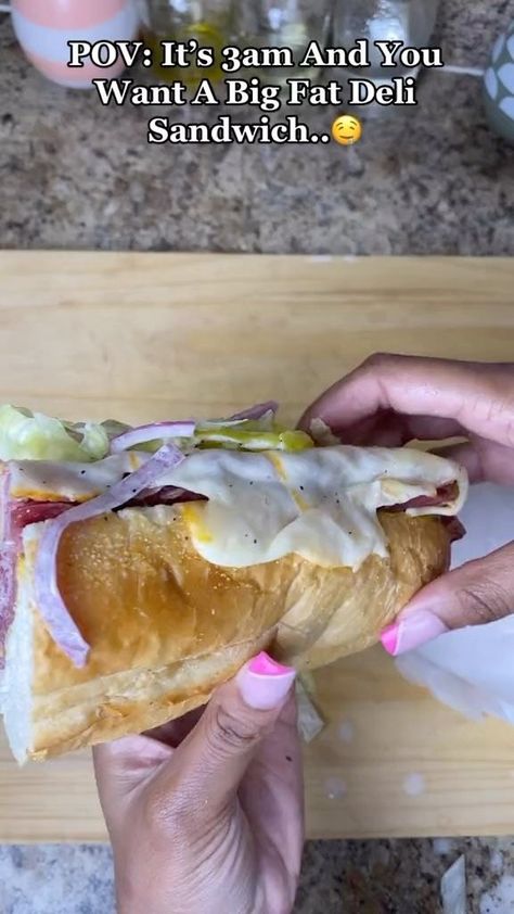 RD Eats on Reels | Deli Style Sandwiches, Deli Sandwiches, Deli Style, Pregnancy Cravings, Best Sandwich, Wrap Sandwiches, Recipe Of The Day, Lunch Recipes, Quick Meals