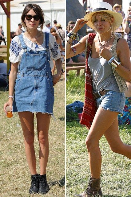 Alexa Chung Festival, Uk Festival Outfit, Glastonbury Outfits, Hard Summer Festival Outfit, Glastonbury Festival Fashion, British Festival, Glastonbury Fashion, Boho Festival Outfit, Adwoa Aboah