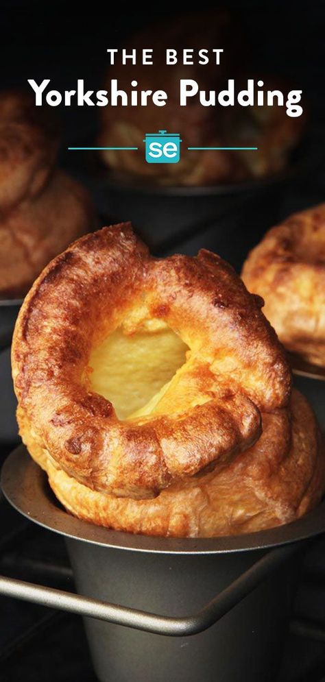 Best Yorkshire Pudding Recipe, Best Yorkshire Pudding, Yorkshire Pudding Recipe, Popover Recipe, Yorkshire Pudding Recipes, Yorkshire Puddings, British Baking, Yorkshire Pudding, English Food