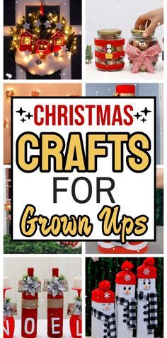 Christmas Projects Diy Homemade Gifts, Fun Xmas Crafts For Adults, Christmas Crafting Ideas For Adults, Christmas Crafts Family, Quick Easy Gifts For Friends, Easy Christmas Gifts To Make For Family, Diy Christmas Gifts For Ladies, Quick And Easy Diy Christmas Gifts, Easy Gifts To Make For Christmas