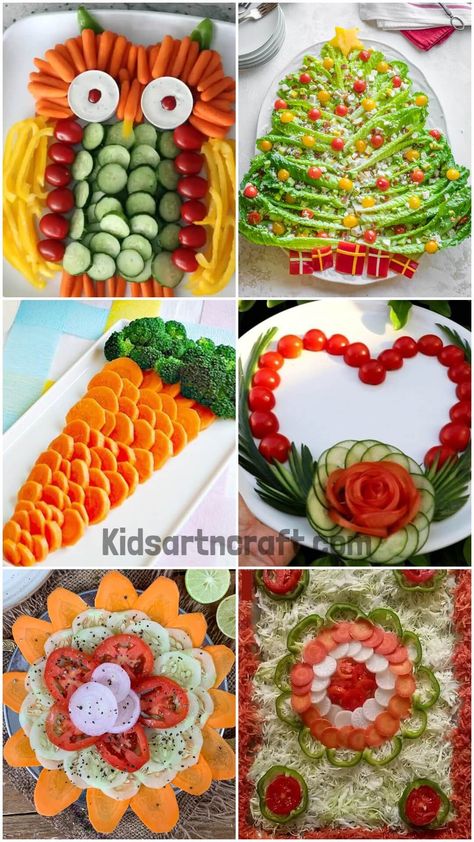 Best Salad Decoration Ideas Check more at https://www.kidsartncraft.com/best-salad-decoration-ideas/ Salad Decoration Ideas For School Competition, Salad Making Competition Ideas, Salad Decoration Ideas Creative, Decoration Ideas For School, Salad Presentation, Salad Decoration Ideas, Salad Decoration, Salad Design, Fruit And Vegetable Carving