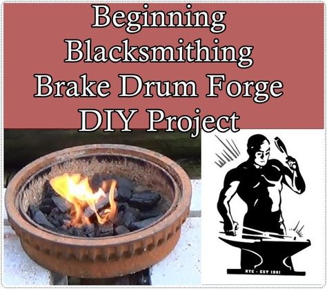 Diy Foundry, Brake Drum Forge, Homesteading Projects, Homemade Forge, Homestead Projects, Diy Forge, Prepper Ideas, Coal Forge, Diy Survival