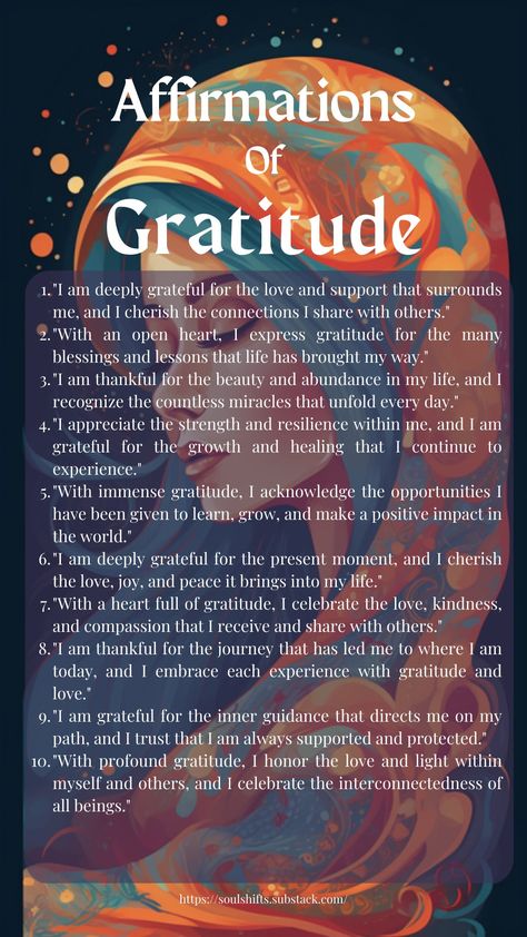 Gratitude To Universe, Emotional Affirmations, Gratitude To The Universe, Grateful Affirmations, Most Powerful Affirmations, Grateful Quotes, Power Of Gratitude, Spirituality Affirmations, Healing Affirmations