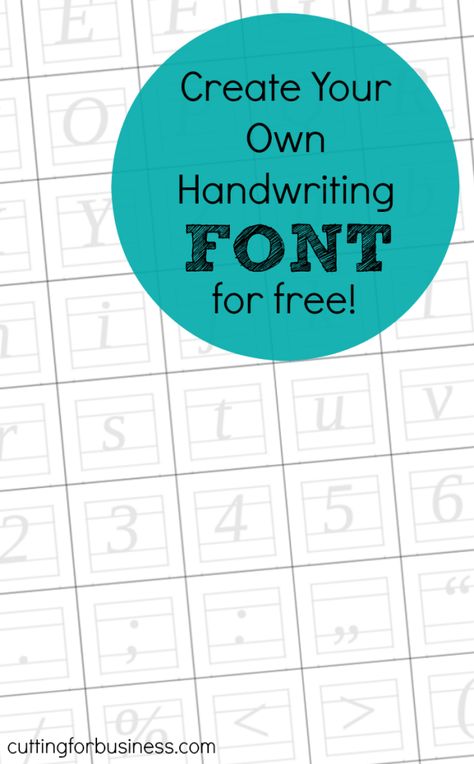 Create Your Own Font in 10 Minutes - for Free! Perfect for use in your Silhouette Cameo or Cricut small business. by cuttingforbusiness.com Best Free Handwritten Fonts, Kombinasi Font, Top Free Fonts, Create Your Own Font, Font Maker, Create Font, Free Handwritten Fonts, Unique Lettering, Business Fonts