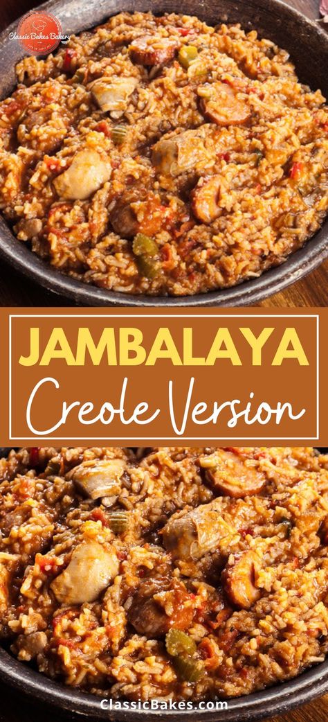 Hot And Spicy Food, Creole Jambalaya Recipe, Cajun Comfort Food, Andouille Sausage Recipes, Chicken Jambalaya, Cajun Jambalaya, Cajun Dishes, Cajun Creole Recipes, Jambalaya Recipe