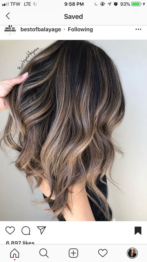 Brown Multidimensional Hair, Baylage Brunette Medium, Best Hair Color For Brown Eyes, Baylage Hair, Brunette Balayage Hair, Brown Hair Balayage, Ash Brown, Hair Color Balayage, Hair Inspiration Color