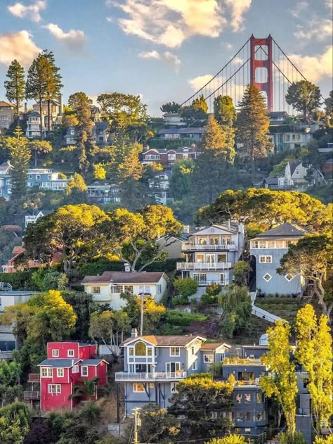 San Francisco Aesthetic, The Golden Gate Bridge, San Francisco Travel, A Short Story, California Love, Places To Live, Dream City, California Dreaming, Jolie Photo