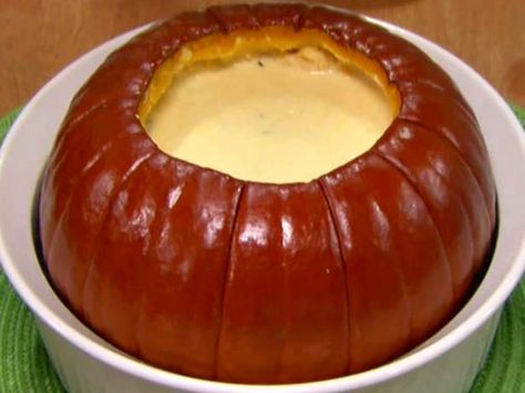 Pumpkin Pie Soup Recipe, Whole Pumpkin, Pumpkin Bowl, Brown Recipe, Fall Soup, Pumpkin Soup Recipe, Alton Brown, Apples And Cheese, Pumpkin Pie Recipes