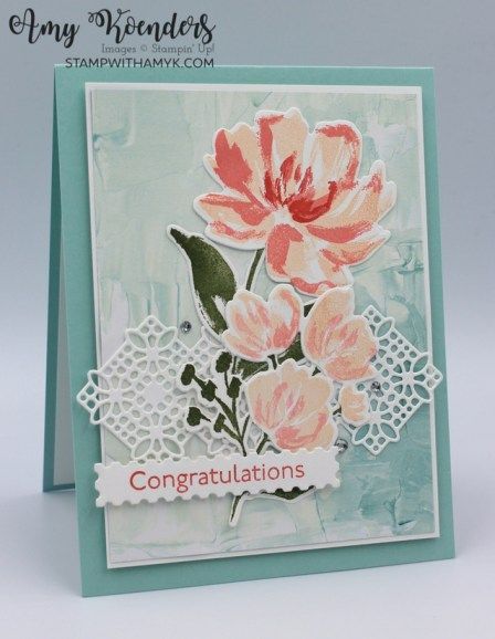 Color Challenge, Floral Image, Stamping Up Cards, Some Cards, Pretty Cards, Congratulations Card, Mothers Day Cards, Party Card, Art Floral