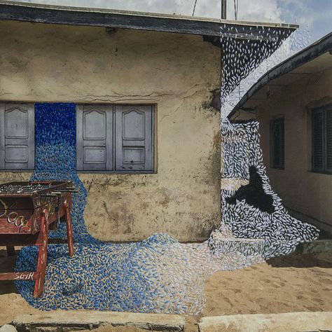 Responding to Tragedy with Art and Hope - Photographs by Joana Choumali | Essay by Amy Parrish | LensCulture Embroidered Photography, Embroidered Photo Art, Embroidered Photographs, Embroidered Photo, Wool Thread, Thread Art, Paper Embroidery, A Level Art, New Artists