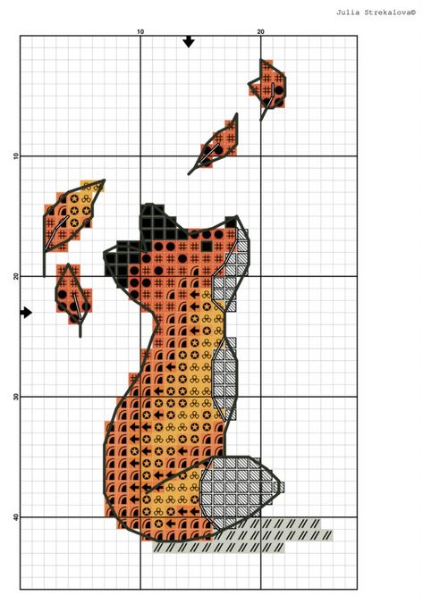 Christmas Cross Stitch Patterns Free, Cross Stitch Gallery, Free Cross Stitch Pattern, Autumn Cross Stitch Patterns, Unique Cross Stitch, Fall Cross Stitch, Free Cross Stitch Charts, Cross Stitch Tutorial, Halloween Cross Stitch Patterns