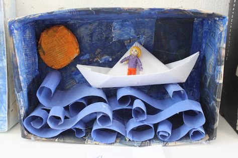 Shoe Box Dioramas | Shyness and Bloom Shoe Box Art, Shoe Box Diorama, Diaroma Ideas, Shoebox Diorama, 2nd Grade Crafts, Diorama Kids, Diarama Ideas, Shoe Box Crafts, Ocean Kids