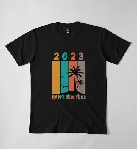 Happy New Year 2023, New Year 2023, Large Prints, Tshirt Colors, Vintage Design, Happy New, Shirt Design, Happy New Year, Vintage Designs