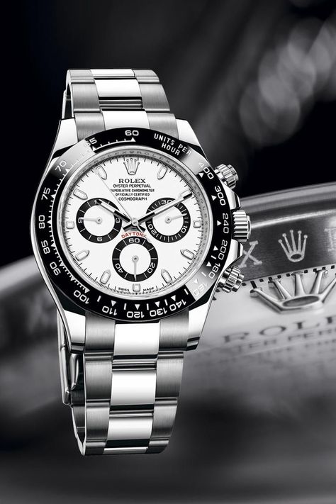 Cosmograph Daytona watch in stainless steel b Daytona Rolex Men, Rolex Daytona Black, Rolex Daytona Gold, Rolex Daytona Watch, Daytona Watch, Stainless Steel Rolex, Rolex Diamond, Rolex Watches Women, Rolex Cosmograph Daytona