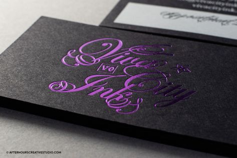 Purple Business Cards, Purple Logo Design, Black Business Cards, Google Business Card, Dental Business Cards, Purple Cocktails, Business Card Stand, Foil Business Cards, Buisness Cards