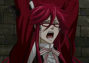 Black Butler Grell Sutcliff LOL Grell Sutcliff Gif, Black Butler Grell, Grell Sutcliff, Black Butler Characters, Black Butler 3, Wifey Material, Black Butler Anime, Butler Anime, Black Butler Kuroshitsuji