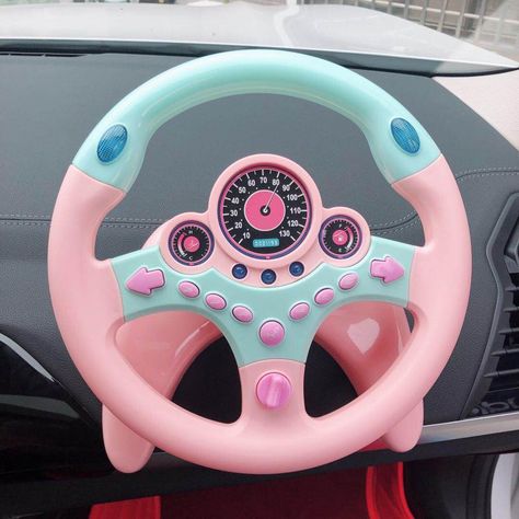 Cute Children Steering Wheel Toy with Light Simulation Driving Sound Music funny Educational Baby Electronic Travel kids toys Cheap Toys, Toy Cars For Kids, Girly Phone Cases, Mini Drone, Toy Brand, Musical Toys, How Big Is Baby, Can Crafts, Childrens Toy