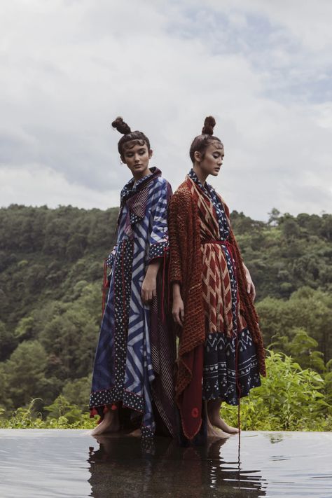 Sustainable Fashion Capsule Collection 2018 – Purana Indonesia Tribe Fashion, Fashion Collection Inspiration, Fashion Portfolio Layout, Creative Textiles, Batik Fashion, Photoshoot Idea, Exotic Fashion, Fashion Illustration Sketches, Fashion Photography Inspiration