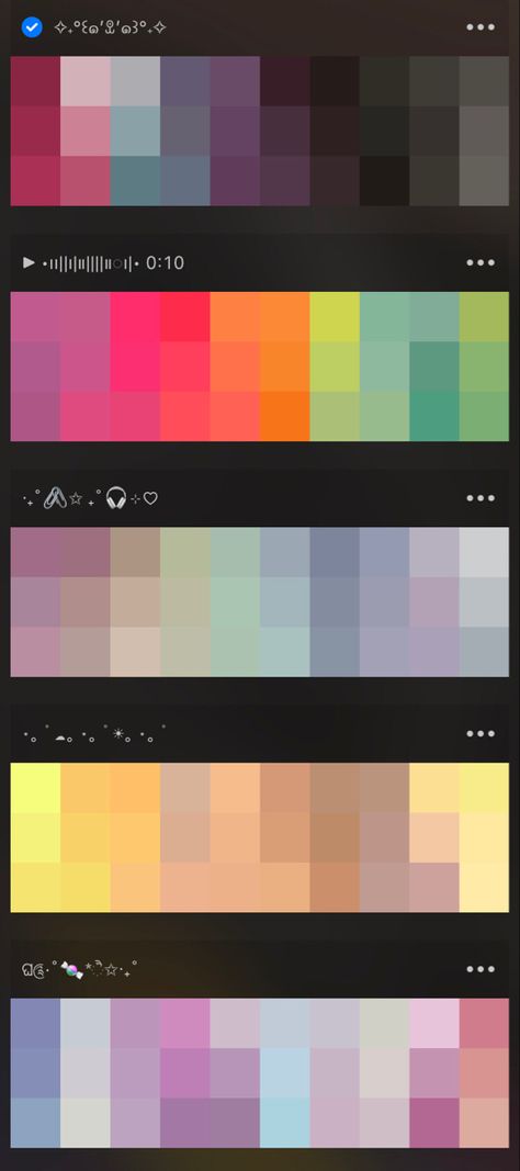 Vibrant Skin Color Palette, Saturated Colors Palette, Bright Color Palette Procreate, Low Saturated Color Palette, Pale Skin Color Palette Digital Art, Color Pallets For Skin Tones, Warm Palette Colour Schemes, Unique Color Pallete, Webcore Color Palette