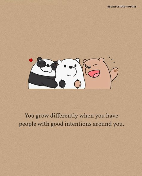 We Bare Bears Quotes, Funny Bff Quotes, Send To Your Crush, Philosophy Of Mind, Bear Quote, Adorable Quotes, Bff Quotes Funny, Quotes Friendship, Cute Inspirational Quotes