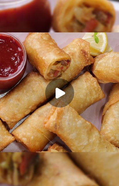 Food Fusion on Instagram: "Here is another Pre-prep recipe for Ramzan: Vegetable & Cheese Spring Rolls. Dive into the world of indulgence with this recipe of Spring Rolls, made with the magic touch of Olper's Cheese. A tasty snack time delight that's both crunchy and irresistibly cheesy. #OlpersCheese #1Glass1Slice #ToastKaNayaFriend #BreakfastKiJaan #FoodFusion #RamzanSpecial #easyramadanrecipes ngredients: -Cooking oil 2-3 tbs -Lehsan (Garlic) sliced 6 cloves -Chilli garlic sauce 2 tbs -Band gobhi (Cabbage) shredded 2 Cups -Shimla mirch (Capsicum) julienne 1 Cup -Gajar (Carrots) julienne 1 Cup -Pyaz (Onion) sliced 1 large -Hari mirch (Green chilli) crushed ½ tbs -Lal mirch (Red chilli) crushed ½ tsp -Himalayan pink salt 1 tsp or to taste -Kali mirch (Black pepper) crushed 1 tsp -Suga Cheese Spring Rolls, Easy Ramadan Recipes, Lal Mirch, Food Fusion, Spring Roll Recipe, Green Chilli, Pink Salt, Red Chilli, Garlic Sauce