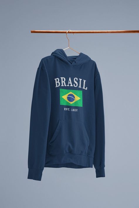 Brazil Clothing, Brazil Shirt, Brazil Flag, Vintage Brazil Gifts, Brazil Hoodie, Brasil Pullover, Brazil Sweatshirt, Brazil Souvenir Adult Pullover Hoodie Gildan 18500 * 50% cotton, 50% polyester * Medium-heavy fabric (8.0 oz/yd² (271.25 g/m * Double-lined hood * Double-needle stitching throughout * Air-jet spun yarn with a soft feel and reduced pilling * 1x1 athletic rib knit cuffs and waistband with spandex * Front pouch pocket Toddler Pullover Fleece Hoodie Rabbit Skins 3326 * Medium fabric ( Brazil Shirt Women, Brazil Clothing, Brazil Hoodie, Brasil Shirt, Brazil Tee, Yellow Brazil Shirt, Brazil Shirt, Brazilian Flag, Fleece Hoodie