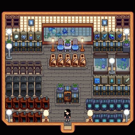 Stardew Valley Furnace, Shed Design Stardew Valley, Stardew Expanded, Stardew Design, Stardew Aesthetic, Stardew Layout, Stardew Valley Expanded, Stardew Ideas, Stardew Farm