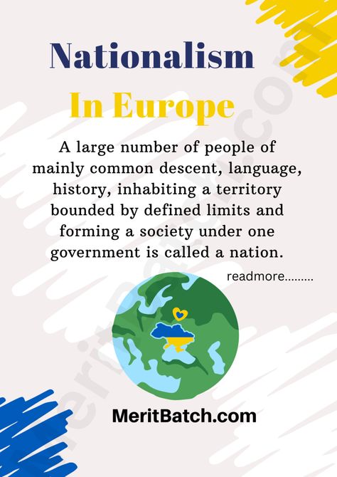 The Rise of Nationalism in Europe Class 10 Notes History Chapter 1 – Merit Batch Class 10 Social Science Notes, Social Science Notes, Class 10 Notes, Class 10 Social Science, Notes History, Christian Names, History Notes, Revision Notes, Science Notes