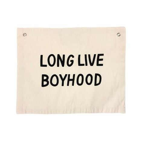 Long Live Boyhood, Kids Banner, Canvas Banners, Canvas Banner, Cute Banners, Salalah, Girl’s Room, Big Boy Room, Canvas Signs