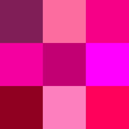 Magentas - Magenta - Wikipedia, la enciclopedia libre Rosy Posy, Color Fucsia, Color Palette Challenge, Summer Color Palette, Color Makeup, Color Magenta, Dope Art, Summer Colors, Kids Art Projects