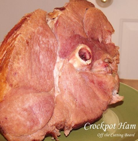 Cooking Ham In Crockpot, Ham Recipes Crockpot, Crockpot Ham, Slow Cooker Ham, Pork Ham, How To Cook Ham, Baked Ham, Crockpot Dishes, Smoked Ham