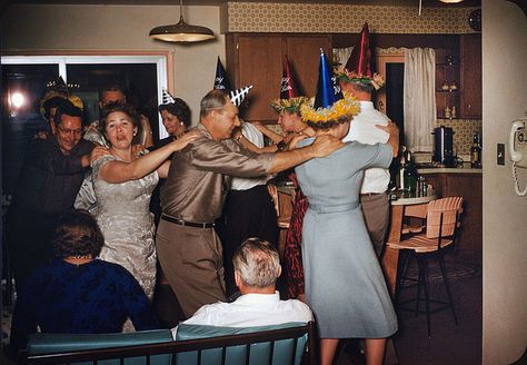 Although it was Inez who initiated the massage chain, she would later regret the bacchanalia it would devolve into. Valentine's Photoshoot, Conga Line, Vintage Dance, Party Pics, New Year's Eve Celebrations, Party People, New Year's Eve Party, Vintage Party, Foto Pose