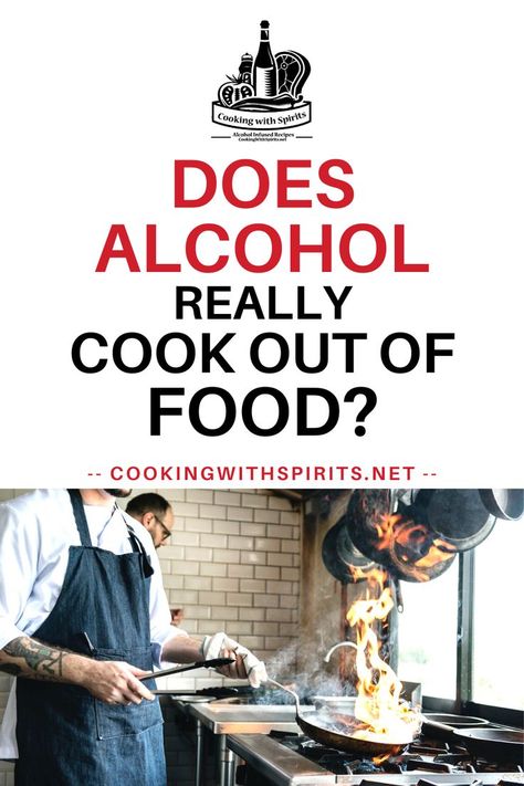 I know, your cookbook may have promised that alcohol simmers off after being exposed to high heat but that's just not completely true. Cook Out, Alcohol Content, I Know, Cooking Recipes, Heat