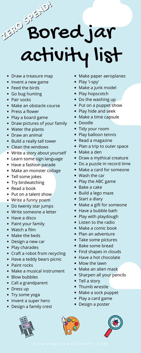 Bored Jar Activity List, Uppfostra Barn, Activity List, Tenk Positivt, Freetime Activities, Bored Jar, What To Do When Bored, Fun Sleepover Ideas, Things To Do At Home