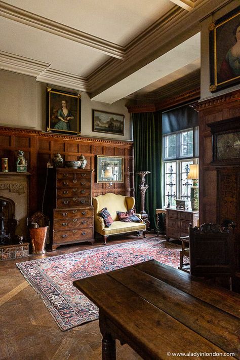 Scotney Castle Interior Scandinavian Castle Interior, British Countryside Aesthetic Interior, Manor Home Interior, Scottish Manor House Interior, Rustic Castle Interior, Scottish Castle Interiors, Scotland Interior Design, Scottish House Interior, English Estate Interior