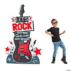 Musical Decorations, Rock And Roll Theme Party, Rock And Roll Party Decorations, Rock Star Guitar, Rockstar Guitar, Guitar Party, Rock Star Theme, Star Guitar, Rock And Roll Birthday