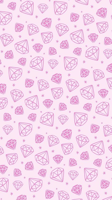 Pink Diamond Wallpaper, Diamond Wallpaper Iphone, Light Pink Wallpaper, Diamond Background, Iphone 6 Plus Wallpaper, Cute Images For Wallpaper, Iphone Wallpaper Lights, 귀여운 음식 그림, Diamond Wallpaper