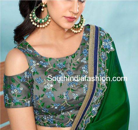 cut shoulder blouse designs 600x564 Cut Sleeves Blouse Designs Latest, Tops Outfit Ideas, Cold Shoulder Blouse Designs, Christmas Fashion Outfits, Designs Blouse, Latest Blouse Designs, Salwar Neck Designs, Chiffon Sarees, Kids Blouse Designs