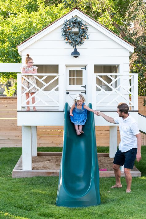 The McGee Home: Our Backyard Photo Tour - Studio McGee Under Playhouse Ideas Outside, Kids Dream Backyard, Home Playground Ideas, Playground Ideas Backyard, Diy Outdoor Playset, Syd Mcgee, Backyard Playground Ideas, Diy Outdoor Playhouse, Home Playground