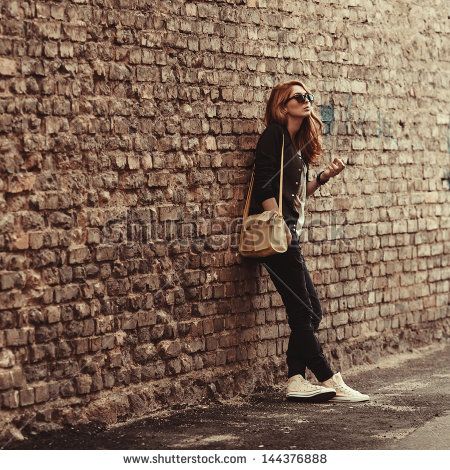 New Year Photoshoot, Fashion Stock Images, Photo Stands, Outdoor Portraits, Girl Standing, Foto Poses, The Brick, Photography Poses Women, Photography Wall