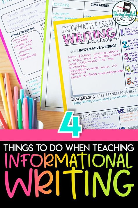 Informative Writing Middle School, Informational Writing Middle School, Journalism High School, Writing Strategies For Middle School, Middle School Writing Lessons, Informational Writing 4th Grade, Informative Writing Prompts, Teaching Informational Writing, 7th Grade Writing