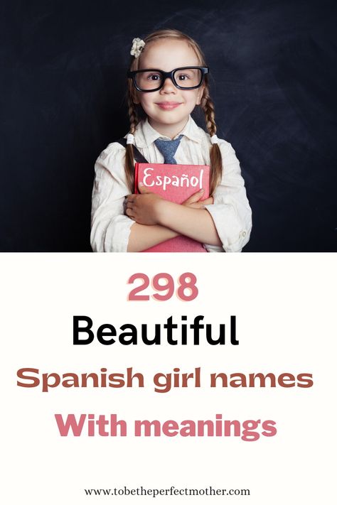 A list of Spanish girl names with meanings Spanish Female Names, Pretty Spanish Words, Spanish Names With Meaning, Spanish Names Girl, Latina Names, Spanish Girl Names, Rare Beautiful Names, Names Spanish, Spanish Girls Names