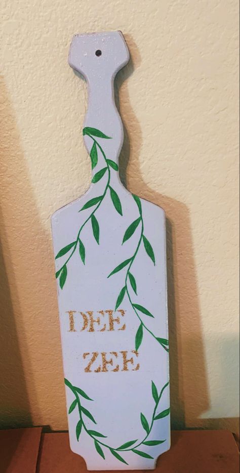 Sage Green Sorority Paddle, Simple Sorority Paddles, Paddle Painting Ideas Sorority, Sorority Paddles Unique, Big Paddles Sorority, Paddle Ideas Sorority, Cute Sorority Paddles, Greek Paddles Sorority, Sorority Paddles Ideas