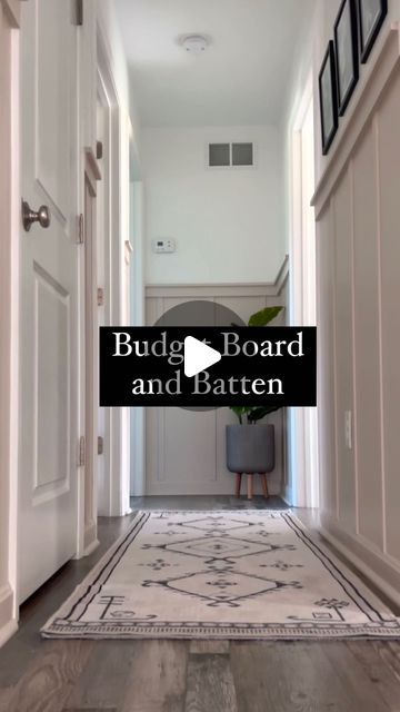 Board And Batten With Traditional Trim, Board And Batten Hallway Paint Colors, Board Batten Entryway, Board And Batten In Bathroom, Laundry Room Board And Batten, Board And Batten Hallway, Board And Batten Entryway, Hallway Paint Colors, Caulk Paint