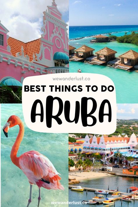 The Best Aruba Vacation in 2024 (includes All-Inclusive Resorts) | WeWanderlustCo Aruba Itinerary, Aruba Honeymoon, Things To Do In Aruba, Visit Aruba, Aruba Resorts, Tulum Travel Guide, Aruba Travel, Tulum Travel, Spring Break Destinations