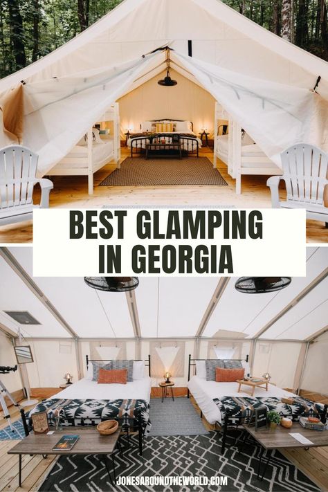 Glamping Yurt, Sweetwater Creek State Park, Teepee Camping, Usa Vacations, Yurt Camping, Cloudland Canyon, Bell Tents, Visit Georgia, Camping Sites